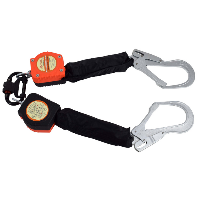 Tri-Force ARESTA Twin Mini Retractable Lanyard