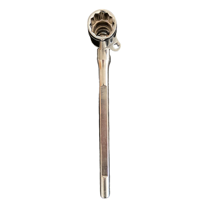 Bi-Hex Spanner Flat Handle with Swivel Ring