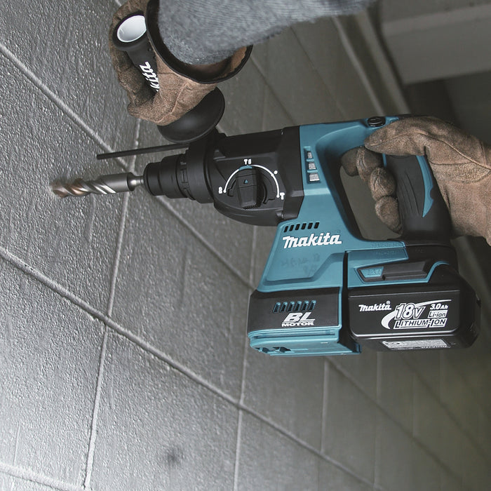 Makita Brushless Rotary Hammer Drill - LXT - 18V - SDS-PLUS - 24mm - DHR242Z