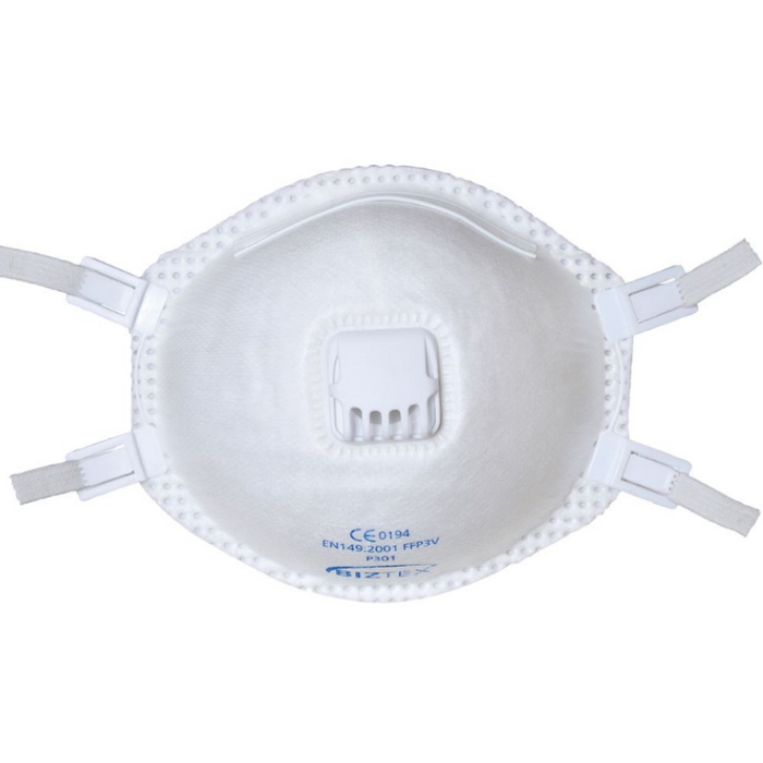 P303 FFP3D Valved Moulded Disposable Masks (Pack 10)