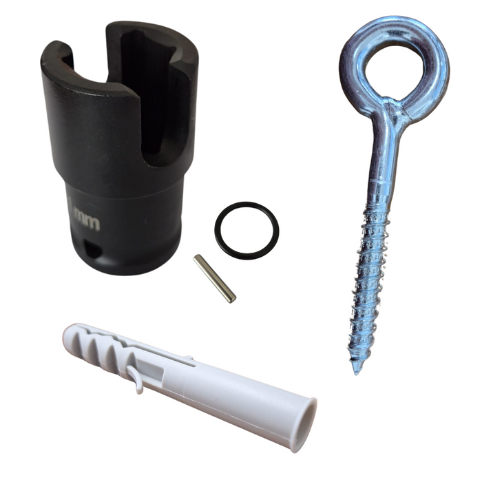 FREE Eyebolt Socket - Eyebolts and Nylon Plug Bundle