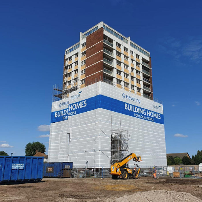 Custom Branded Scaffold Sheeting
