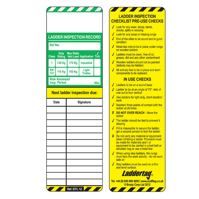 Laddertag® Inserts - EITL12