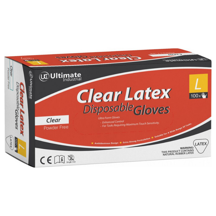 DG Latex-PF White Disposable Gloves