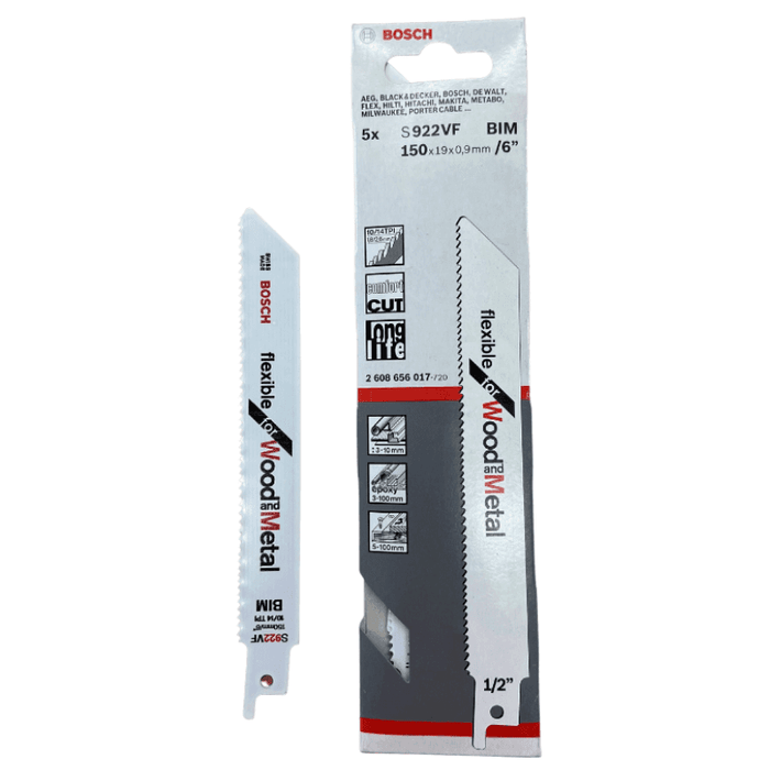 Reciprocating saw blades