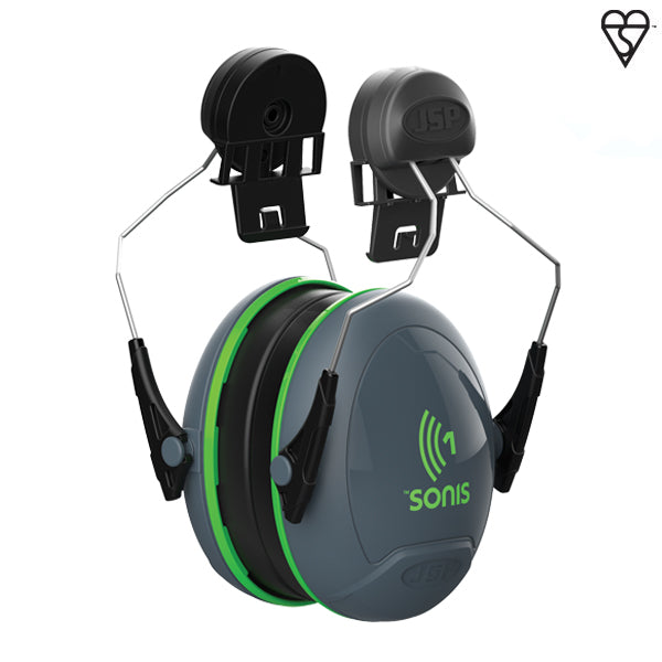 JSP Sonis 1 Helmet Mounted Ear Defenders 26db SNR