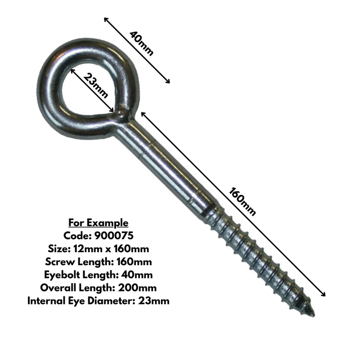 Eyebolt - Internal Diameter - 23mm