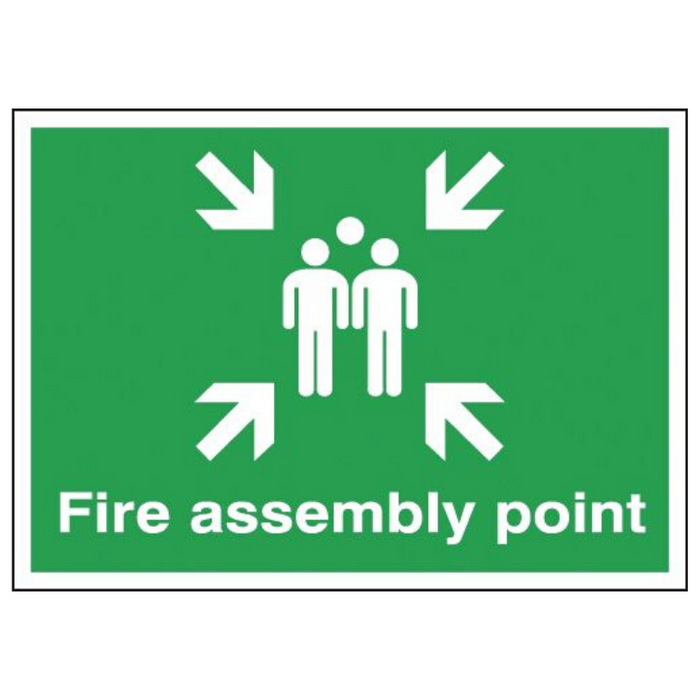 Fire Assembly Point Sign 420mm x 297mm