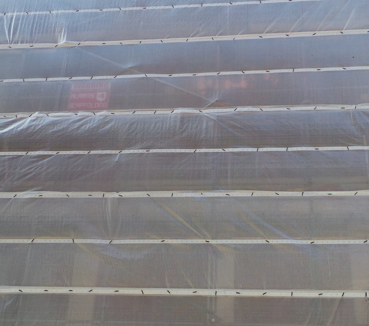 Scaffold Sheeting Clear Economy