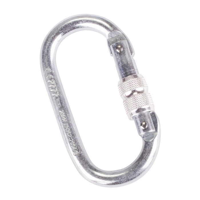 Ridgegear - RGK1 - 17mm Steel Screwgate Karabiner