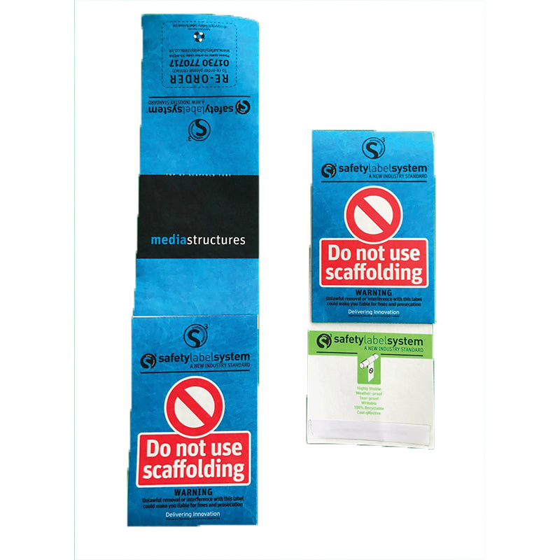 Standard Scaffold Inspection Safety Label – BLCCS
